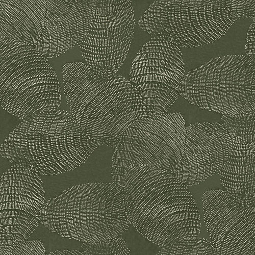 現代風壁紙 - Rif Relief Sage - Coordonné - 竹製 / 柄付き / ファブリック調