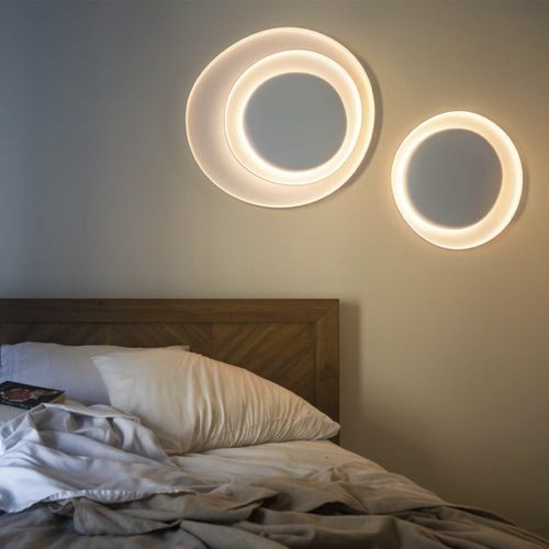 現代風壁掛け照明 - BAHIA MINI - FOSCARINI/フォスカリーニ - 屋内用 / ポリカーボネート製 / 円形
