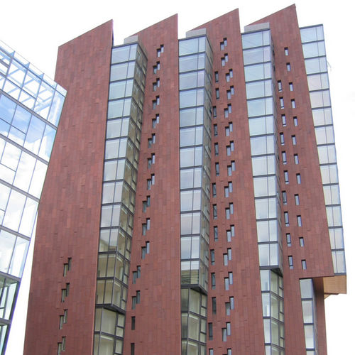 パネルサイディング - STONELITE® : NEW IMPERIAL RED - Stone panels - 花崗岩製 / 持続的 / テクスチャード仕上げ