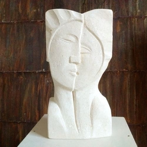 石製彫刻 - Il bacio - stonebreakers - 手作り / 白色 / フィギュラティヴ