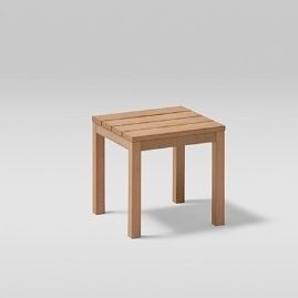 現代風テーブル - KHAN - POINT - 木製 / 木製脚 / 長方形