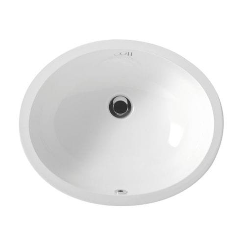 組み込み型洗面器 - 2010 - GENTRY HOME - 磁器製 / 楕円形 / 伝統的