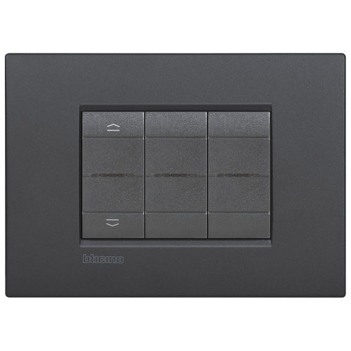 押しボタンスイッチ - L4027C-L4003C-1 - Bticino - 埋め込み式 / 3つ / 伝統的