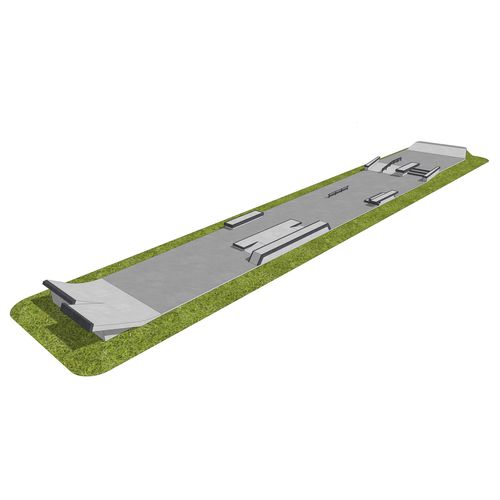 コンクリート製スケートパーク - CONCRETE : 300M2 - Techramps - モノリス