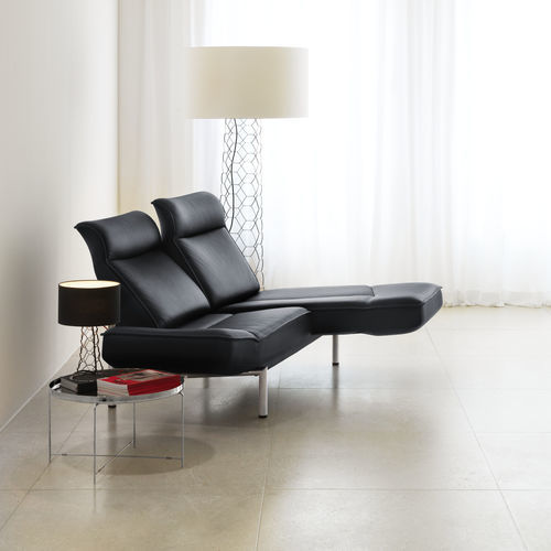 現代風ソファー - DS-450 TWIST - de Sede AG - 金属製 / 発泡体 / 革製