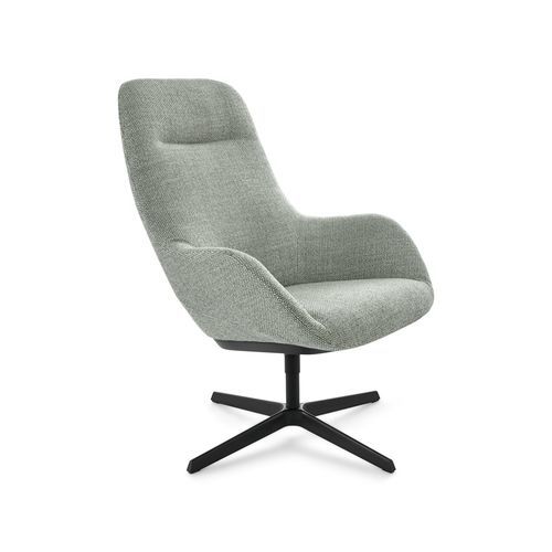 現代風リクライニングチェア - Sheru Lounge Chair - Walter Knoll - 革製 / Trevira CS® / 木製