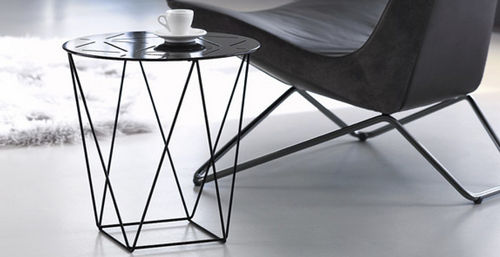 現代風サイドテーブル - JOCO - Walter Knoll - 金属製 / 長方形 / 円形