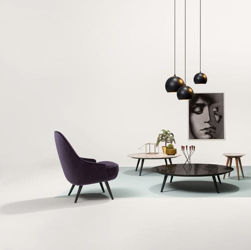 現代風ローテーブル - 375  - Walter Knoll - 大理石 / オニキス製 / 無垢材