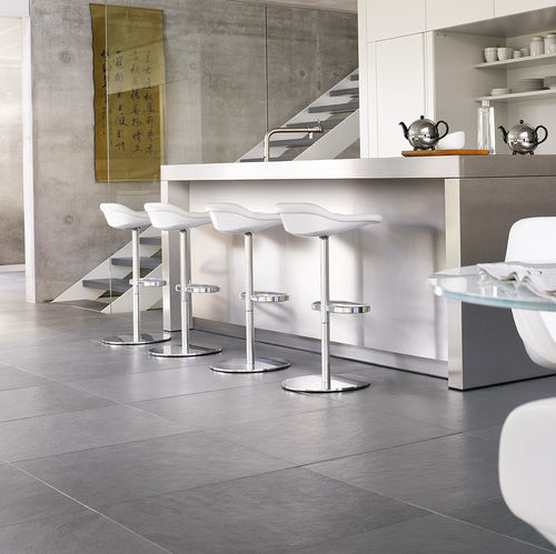 現代風バー用腰掛け - TURTLE - Walter Knoll - 革製 / プラスチック製脚 / 回転