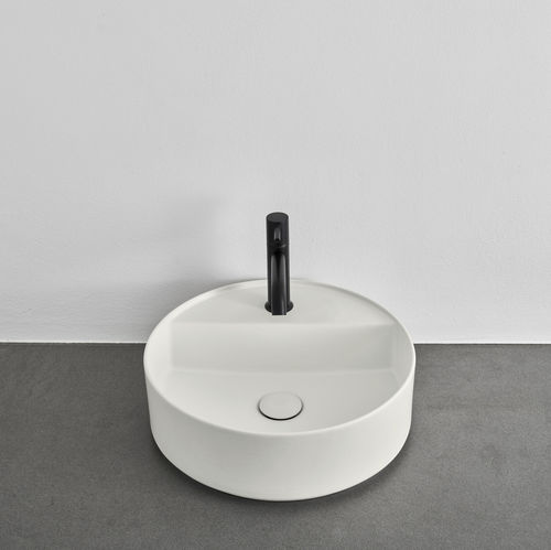 カウンタートップ型洗面器 - SHUI COMFORT - TALCO - Ceramica Cielo/チエロ - セラミック製 / 円形 / 穴1つ
