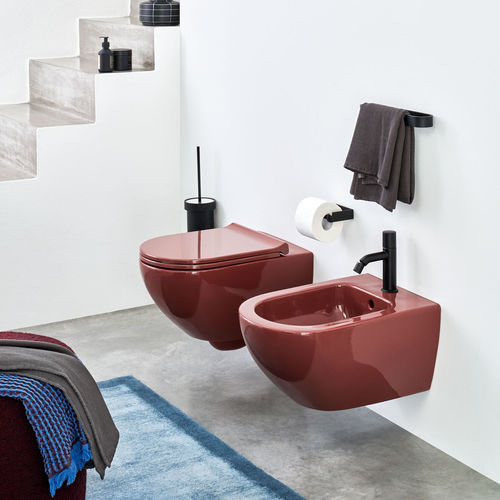 壁掛け式トイレ - ENJOY - CORALLO - Ceramica Cielo/チエロ - セラミック製 / Karim Rashid 作 / 楕円形