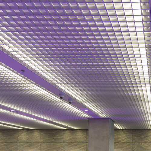 金属製仮天井 - Luxalon® Cell C40 / C50 - Hunter Douglas Architectural - タイル / オフィス用 / 会議室用