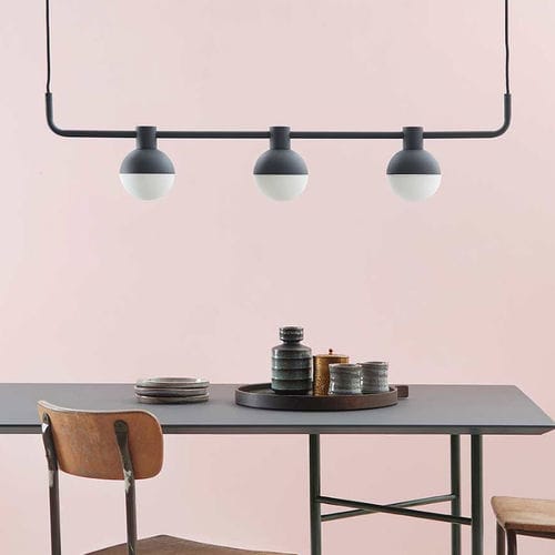 ペンダントランプ - FABIAN HORIZONTAL - Frandsen Lighting - 金属製 / ガラス製 / 現代風