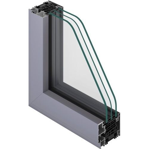 アルミニウム窓 - NC 90 HES WS - METRA Building - 開き / 固定 / 傾動または旋回