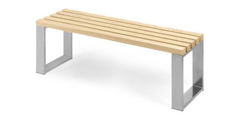 現代風更衣室用ベンチ - PSD120/180S - Mobilificio - 木製