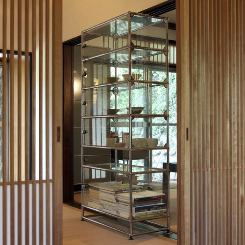 現代風展示ケース - USM Haller - USM Modular Furniture - ガラス製 / 金属製