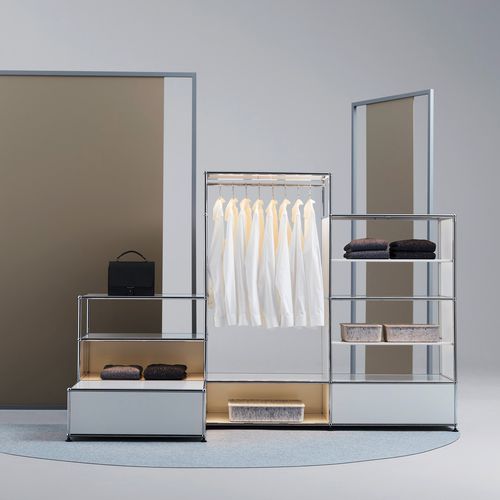現代風エントランス用コート掛け - USM Haller E - USM Modular Furniture