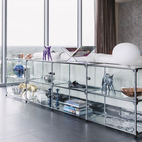 モジュール式棚 - USM Haller - USM Modular Furniture - 低い / 現代 