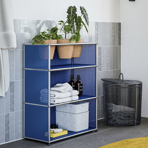 モジュール式棚 - USM Haller - USM Modular Furniture - 現代風 / 金属製 / バスルーム用