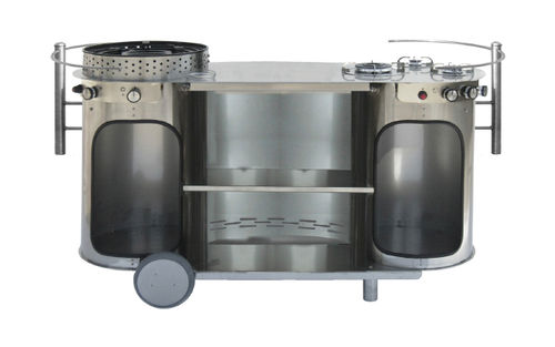 ステンレススチール製業務用キッチン - BONGOS : TUS BG 005 PRO - Emme Group - モジュール式 / 移動式
