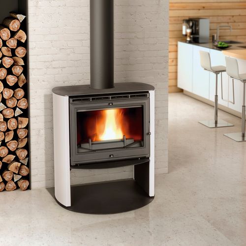 薪ストーブ - ES-500 - Lacunza - 5 kW...10 kW / 現代風 / スチール製