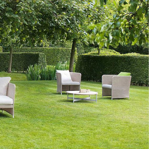 現代風アームチェア - TEATIME - PAOLA LENTI - ロープ / 布製 / スチール製