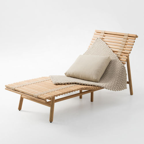 現代風長椅子 - SHIBUI - PAOLA LENTI - 竹製 / 屋外用 / 4脚