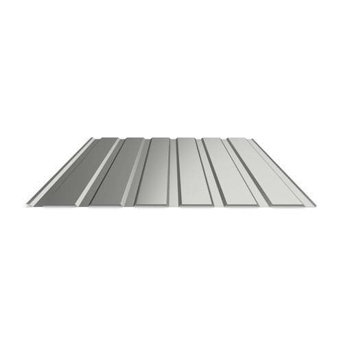 溶融亜鉛メッキ鋼製サイディング - EUROLINE 12 FA - EUROPERFIL, SA - 事前漆塗りされた / リブ付き / 金属調