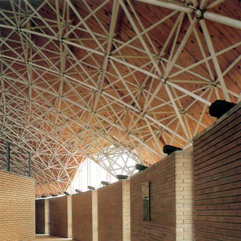 屋根用金属製骨組み - POLIDEPORTIVO DE PALAFOLLS - Lanik