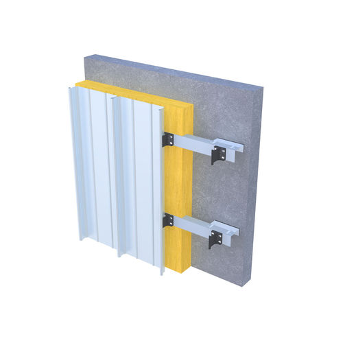 スチール製ファサード - STANDING SEAM - Kalzip - モジュール式