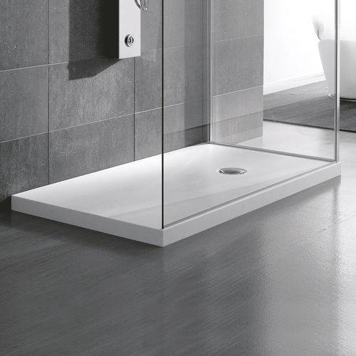 長方形シャワルームの床パネル - CORIAN® - HAFRO srl - カウンタートップ / 高さがある / 床レベル
