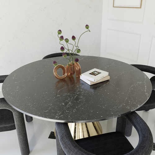 Silestone®製テーブルトップ - Le chic : Romantic Ash - Cosentino/コセンティーノ