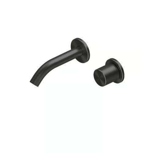 洗面器用混合水栓 - HUM 24 10 - QuadroDesign - 壁取り付け式 / 組み込み式 / ステンレススチール製