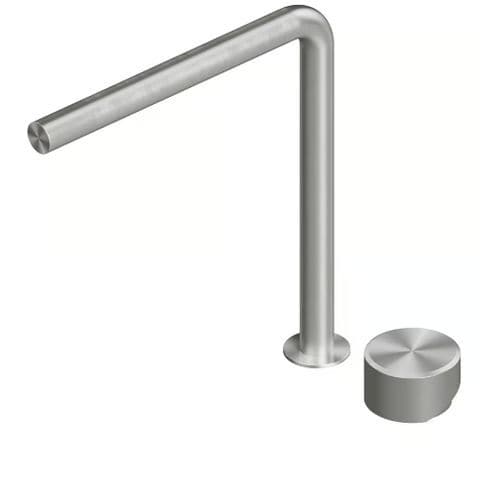 洗面台用混合水栓 - STEREO 16 32 T - QuadroDesign - 領域 / ステンレス316L製 / バスルーム用
