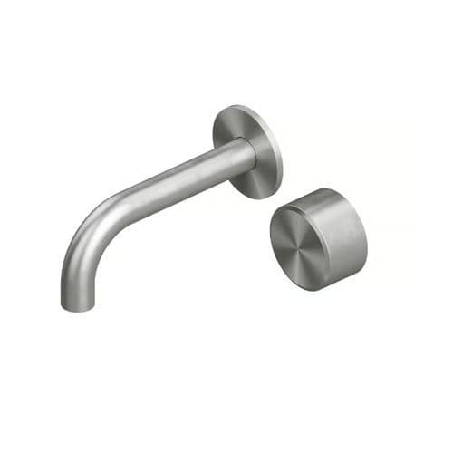 洗面器用混合水栓 - STEREO 16 10 00 - QuadroDesign - 壁取り付け式 / 組み込み式 / ステンレス316L製