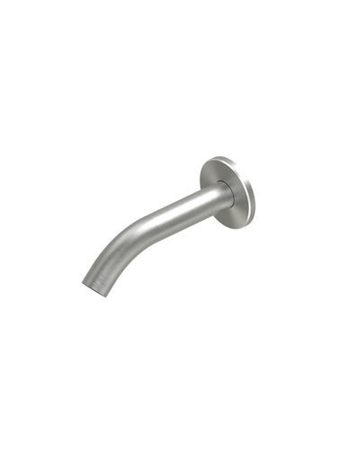 ブラッシュドステンレススチール洗面皿用蛇口 - HUM BC0814 - QuadroDesign - ステンレス316L製 / 壁取り付け式 / コントラクト
