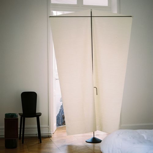 現代風スクリ－ン - BATON PARAVANT - BD Barcelona Design - 布製 / スチール製 / 黒色