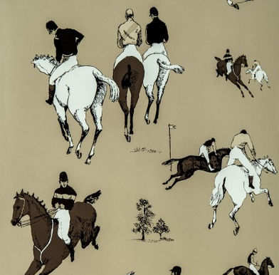 伝統的壁紙 - DOS: HIPODROMO WP TOSTADO - Gastón y Daniela - 柄付き / 風景柄