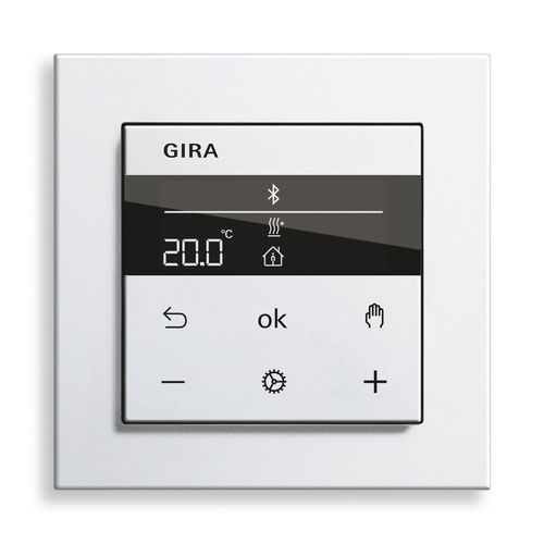 ホームオートメーション温度調節器 - System 3000 - Gira - リビング用 / 寝室用 / 室温