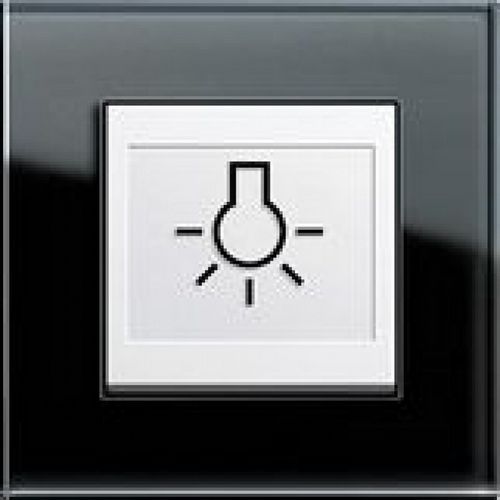 プッシュ式ボタンスイッチ - SWITCH WITH TOUCH SYMBOLS - Gira - 埋め込み式 / 熱可塑性樹脂製 / 現代風