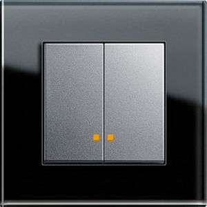 プッシュ式ボタンスイッチ - CONTROL SWITCH  - Gira - 埋め込み式 / ダブル / 現代風