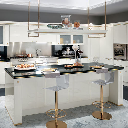 伝統的キッチン - BACCARAT - SCAVOLINI - ガラス製 / クオーツ / 真ちゅう製