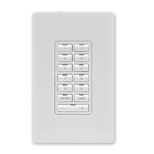 ホームオートメーション操作キーボード - MET-13 - AMX - 壁取り付け式