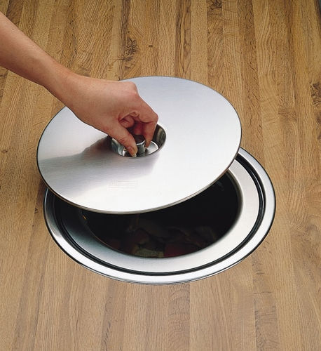 キッチン用ゴミ箱 - 134.0035.042 - FRANKE HOME SOLUTIONS/フランケ - 台下 / ステンレス製 / ポリエチレン
