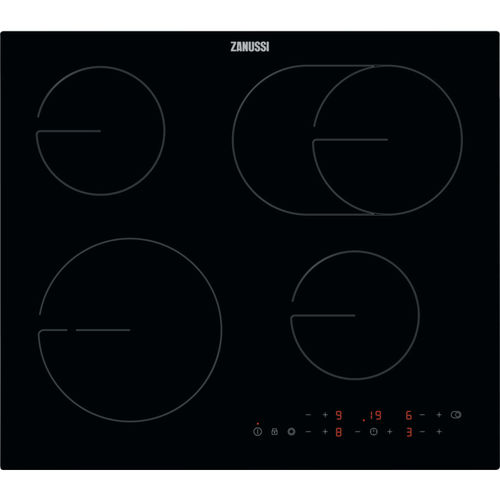 ガラスセラミックコンロ - ZHRN673K - Zanussi Home appliances - 電動式 / 4口 / 組み込み式