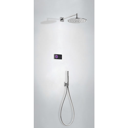 壁取り付け式シャワーセット - SHOWER TECHNOLOGY: 09288558 - TRES Grifería - 現代風 / ハンドシャワー付き / サーモスタット