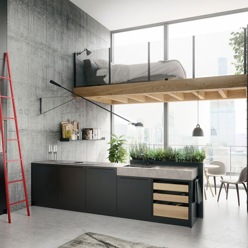 現代式アイランドキッチン - URBAN : SE 8008 LM - SIEMATIC