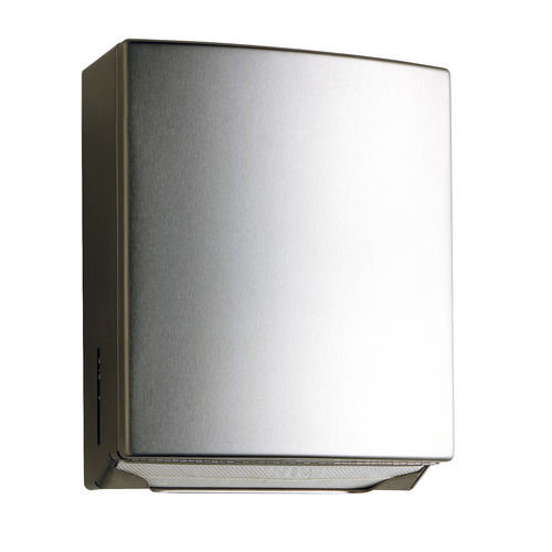 壁取り付け式ペーパータオルディスペンサー - B-4262 CONTURASERIES® - Bobrick Washroom Equipment - ステンレススチール製