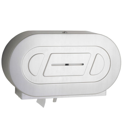 壁取り付け式トイレットペーパーホルダー - B-2892 DOUBLE JUMBO ROLL - Bobrick Washroom Equipment - ステンレス製 / 業務用