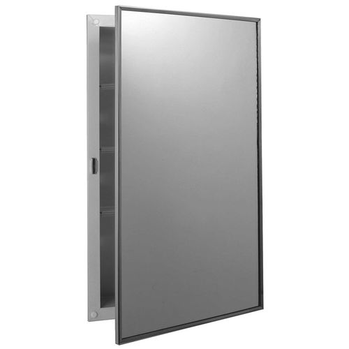 壁取り付け式薬用キャビネット - B-397 - Bobrick Washroom Equipment - 鏡付き